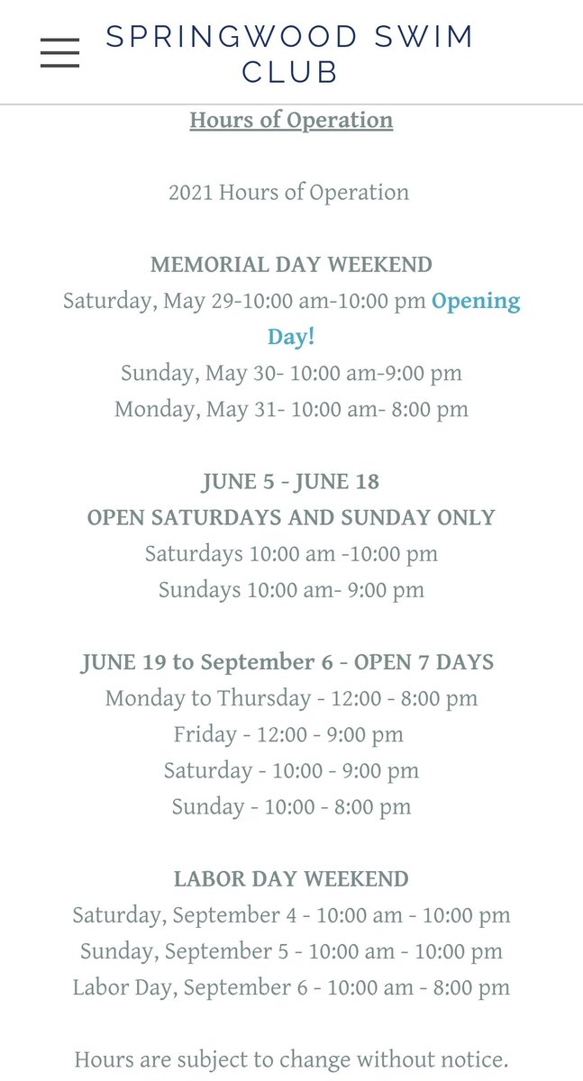 SpringwoodPool's tweet image. Tomorrow is Opening Day 2021!