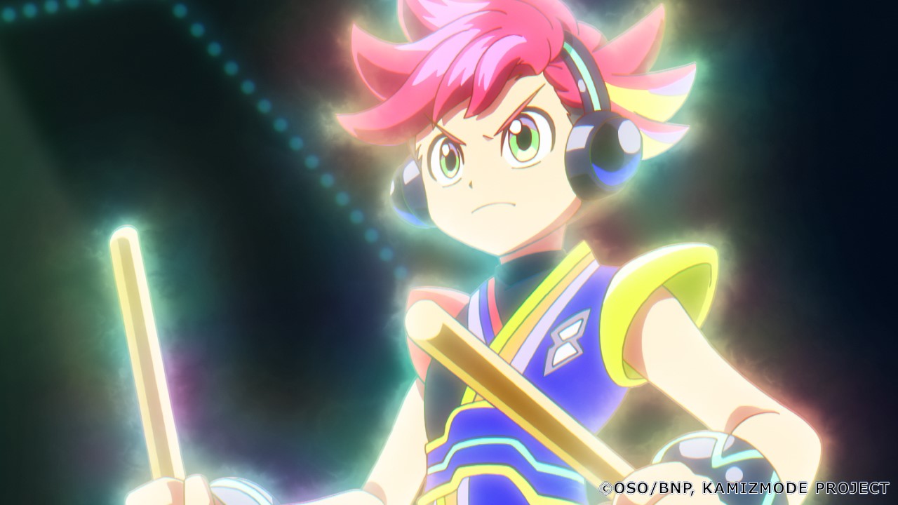 最響カミズモード 公式 放送情報 このあと7 30 キッズステーションで アニメ カミズモード 第24話が放送 第702回カミズモウ大会グランドチャンピオンシップ いよいよ始まる決勝戦 チームダイvsチームライト 優勝して剛金杯を授かり 横綱の