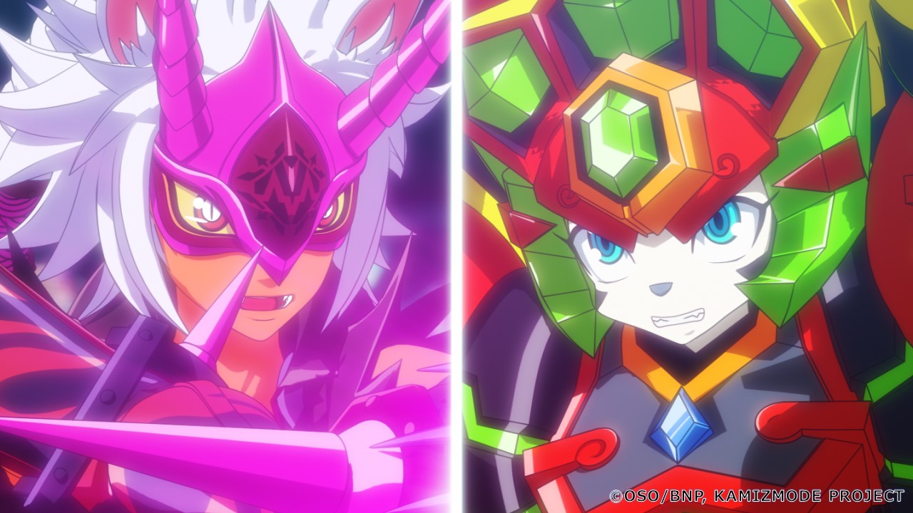 最響カミズモード 公式 放送情報 このあと7 30 キッズステーションで アニメ カミズモード 第24話が放送 第702回カミズモウ大会グランドチャンピオンシップ いよいよ始まる決勝戦 チームダイvsチームライト 優勝して剛金杯を授かり 横綱の