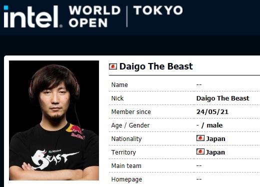 Happy to announce that Daigo Umehara has signed up for the Intel World Open qualifier! Get Ready!!! 

Welcome back Beast!

Global qualifiers are still open for signups.

play.intelworldopen.gg
#StreetFighter #IntelWorldOpen