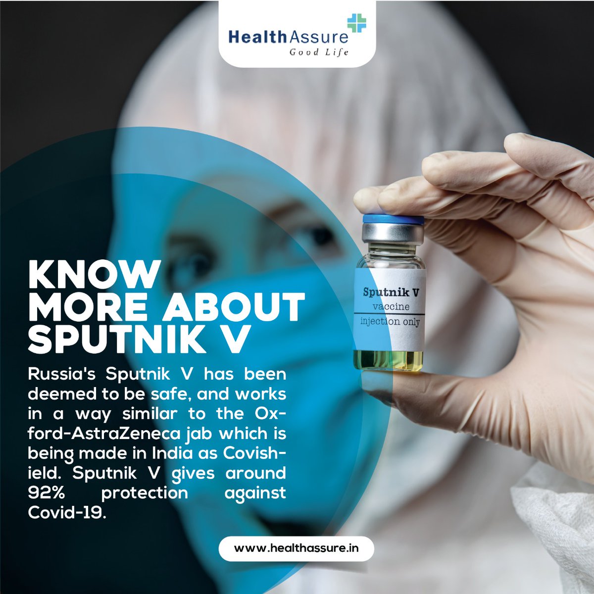 1healthassure's tweet photo. The Russian COVID-19 vaccine Sputnik V (Gam-COVID-Vac) is an adenoviral-based, two-part vaccine against the SARS-CoV-2 coronavirus.
Register today to get vaccinated: hello@HealthAssure.in
#fightCOVID #healthassure #getfit #fitness #exercise #health #fitnessgoals https://t.co/m7nruTBDGb