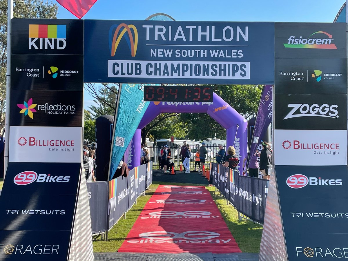 billigence's tweet photo. Last weekend concluded the @TriathlonNSW Club Champs on a beautiful day in Forster.

We are really proud to sponsor junior triathlon in NSW!

Billigence CEO Jana Kapr, CTO Michael Kapr and their son Martin all took part in the event.

#triathlon #NSW #billigence https://t.co/Imju0CAI2R