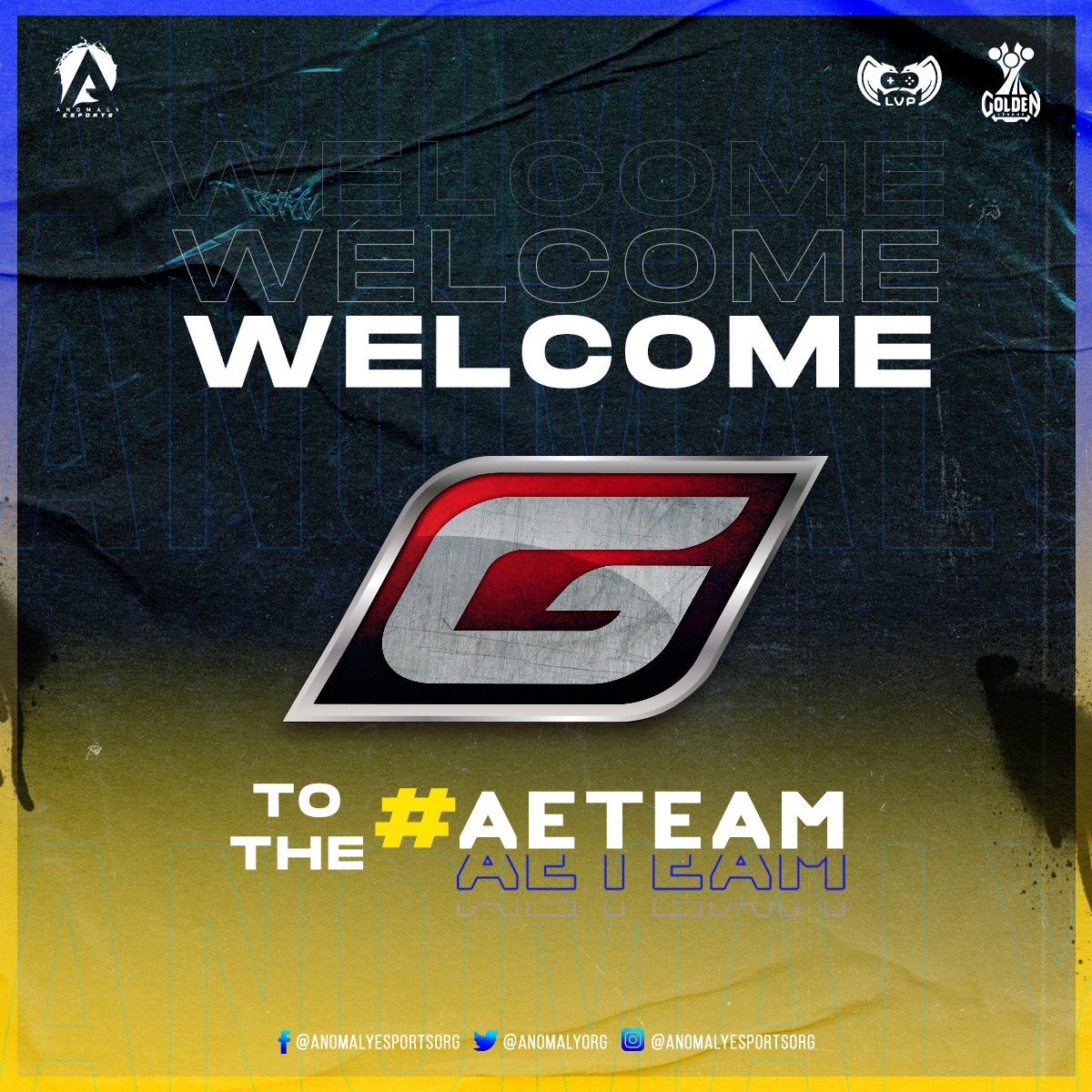 TAB_Anomaly's tweet photo. #Sponsor || ⚡ ¡Welcome our new sponsor! ⚡

¡Así es Anomalys!, @gmxwear la mejor opción en Esports para diseñar y adquirir sus Jerseys deportivos se une a nuestro equipo como patrocinador oficial incluyendo las operaciones dentro de #GoldenXLVP por @LVPcolLoL! 😎 👕 https://t.co/JI9yDfejlM