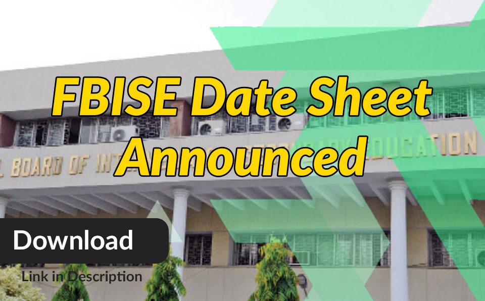 ilmkidunya's tweet photo. FBISE Matric & Inter Date sheet 2021 announced
Papers starting from 24 June
Matric Date Sheet 2021
https://t.co/kJNK8gtHCa
Inter Date Sheet
https://t.co/vnPvRt7Xhn
#fbise #fedearl_board_date_sheet_2021 #fbise_datesheet #matrci_datesheet #interdatesheet https://t.co/goPAbnxQhq