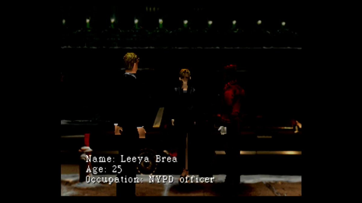 YourBFFLee's tweet photo. Trying out a classic for the first time. #ParasiteEve #Playstation3 #PSOneClassic https://t.co/37iSh6stvA