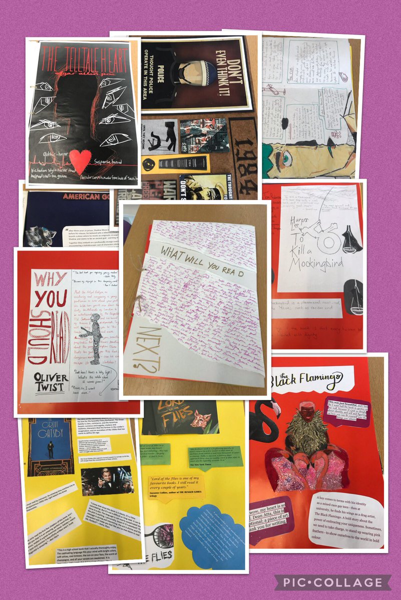 kellyldeutc's tweet photo. Creating a ‘scrapbook’ where if our learners want to share their love for a book from our library they produce a page for it - no rules just something to catch someone’s eye and interest #IndepenceAndCreativity @ldeutc https://t.co/dnDYP9AqrJ