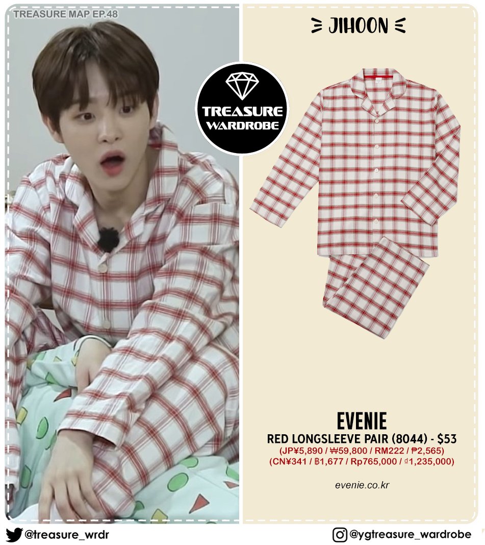 TREASURE_WRDR's tweet photo. #JUNKYU
#SPAO crayon shinchan PJS
#ASAHI
#ADIDAS England track top
#NIXON time teller
#JIHOON
#EVANIE red long sleeve
#DOYOUNG
#SALUTE PRUPLE FLOWER TEE
#トレジャー #TREASURE #TREASUREWARDROBE #트레저 #아사히 #KIMJUNKYU #PARKJIHOON https://t.co/pXWt1bfCOs