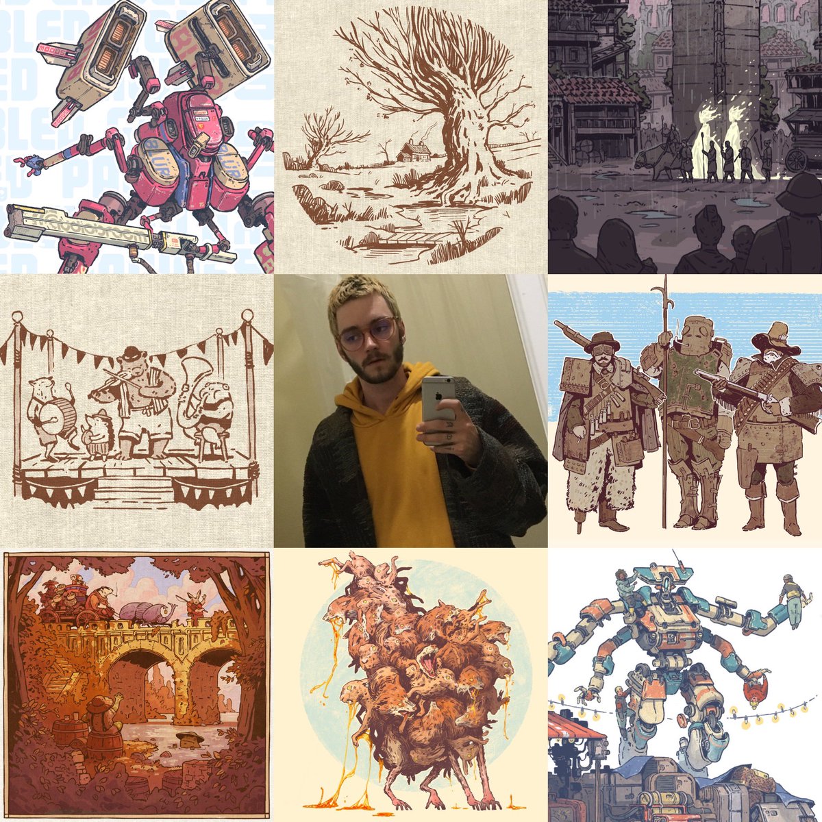sometimes i look like the one made of foxes and rabbits and honey #artvsartist2021