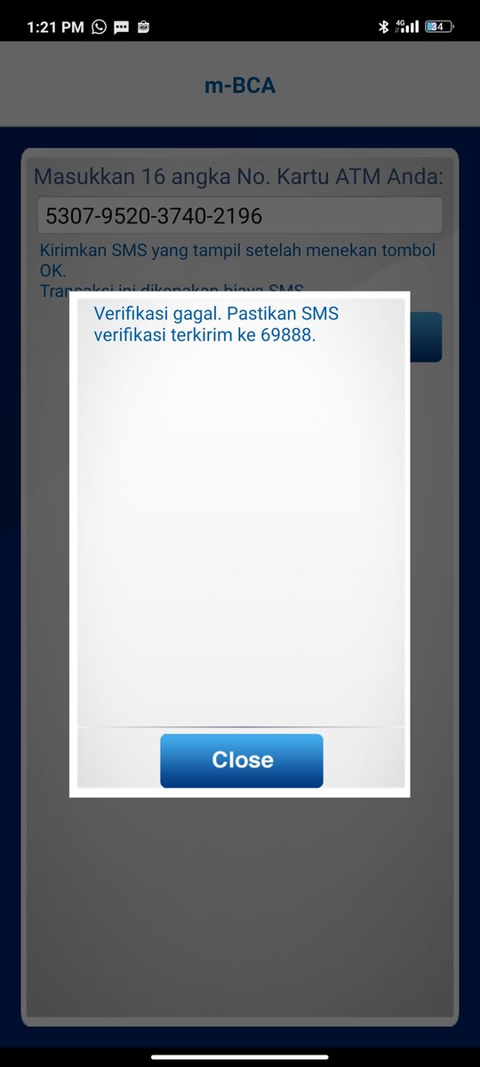 extreme4jc's tweet photo. @BankBCA dibantu dong ini.. Blm ada solusi yg pasti dr BCA dan @Telkomsel ya? Kendalanya tak kunjung beres ini mohon di tindak lanjuti.. https://t.co/ph0OiesFmM