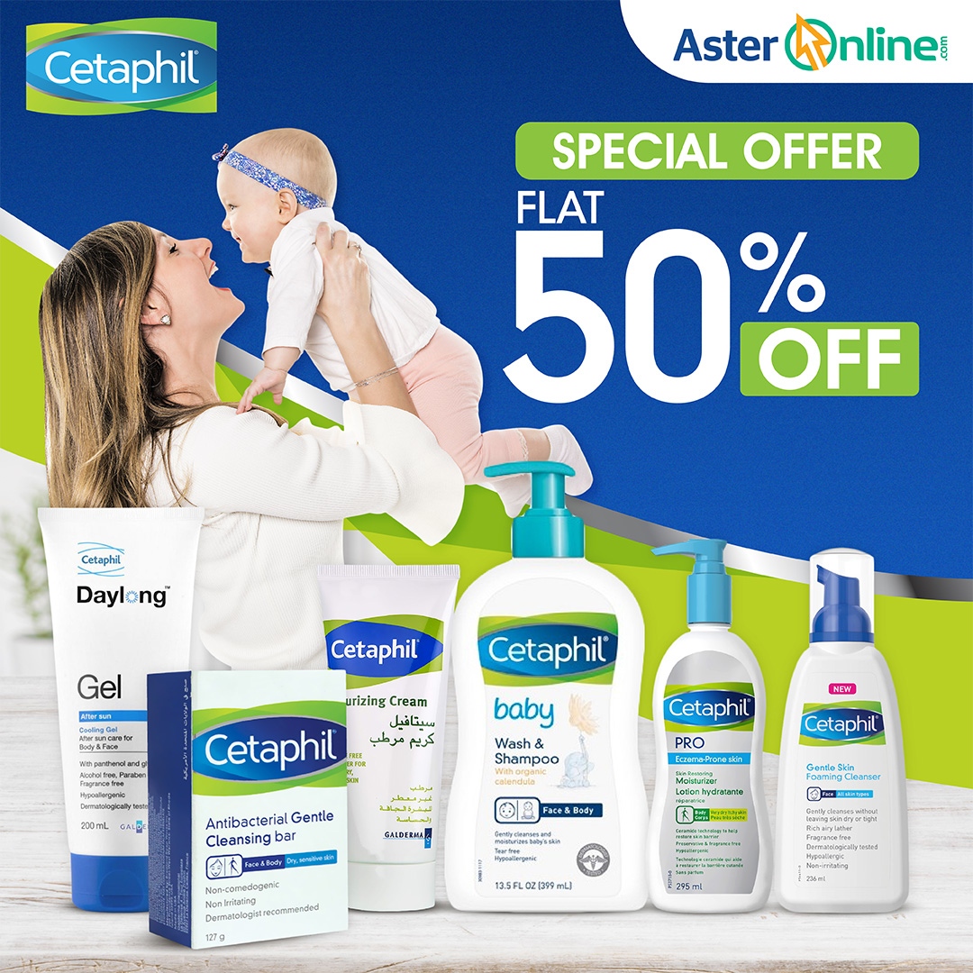 asteronlineme's tweet photo. Shop 3-day Super Sale at AsterOnline. Flat 50% Off Cetaphil skin and baby care ranges!
Visit https://t.co/OUJihR4VfI
.
Online exclusive limited-time offer, Hurry!
#AsterOnline #3daySuperSale #Cetaphil https://t.co/V6XpyTHRZN