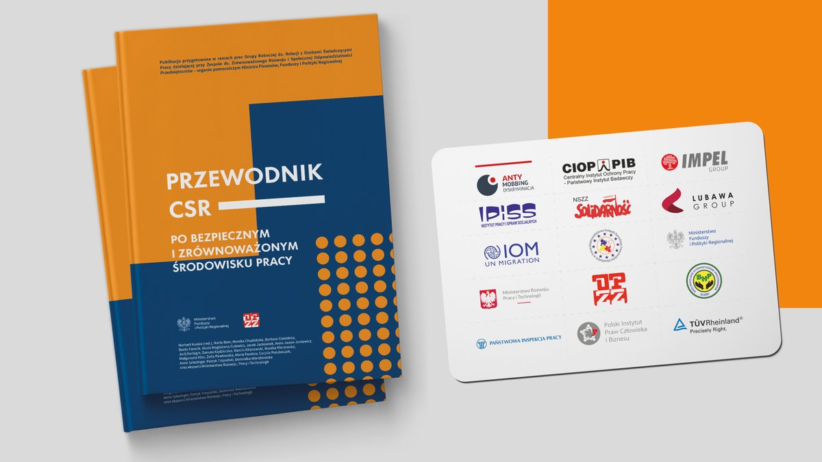 zdjęcie książki przewodnik CSR po bezpiecznym i zrównoważonym środowisku pracy