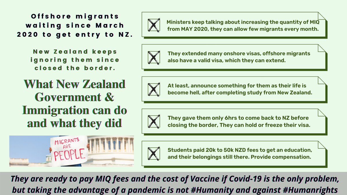 LetusbacktoNZ's tweet photo. A great example for #International students, choose your destination wisely or you will lose everything you have. Exactly, what happened to offshore migrants of New Zealand.
Paid 20K to 50K NZD fees and expelled in a tough situation. @NZHumanRights @UNHumanRights @WHO @CNN @BBC https://t.co/GBPDARSbhx