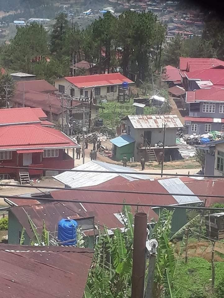 spring21MM's tweet photo. On May 28, at 11:15 a.m.,Military terrorists abducted a person for no apparent reason near a school,above the #Hakha Auto Office in #Hakah,Chin State.
-Terrorists also confiscated a motorcycle &amp; loaded it into their truck.
#May28Coup
#WhatsHappeningInMyanmar
#ReleaseTheDetainees https://t.co/ei6JYLAkAX