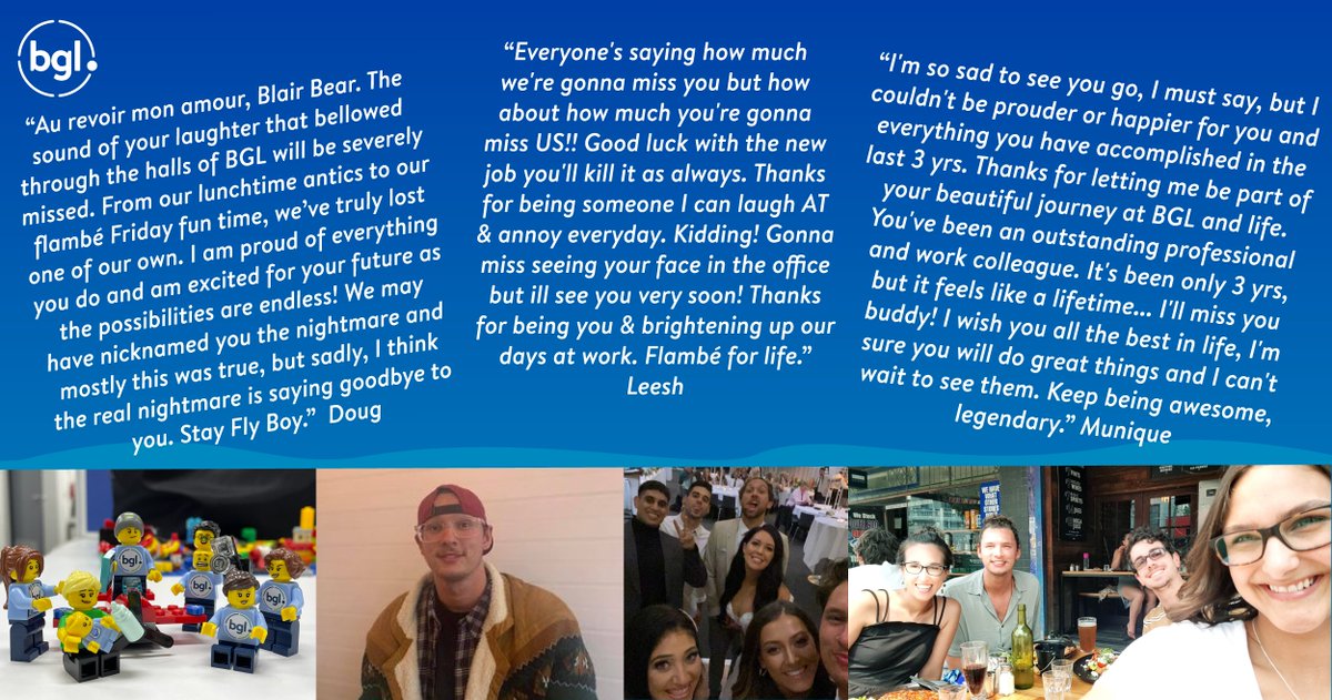 BGLcorp's tweet photo. Today a loved member of our #BGLfamily is leaving the nest to fly new skies!👏

@BlairLourdes1 Thanks for bringing colours, positivity, fun times, lots of creativity, tunes &amp; laughs during your 3-year journey with us!🤩

We wish you all the best, Arch Mage of Graphic Artistry ❤️ https://t.co/tGzKMku9O6