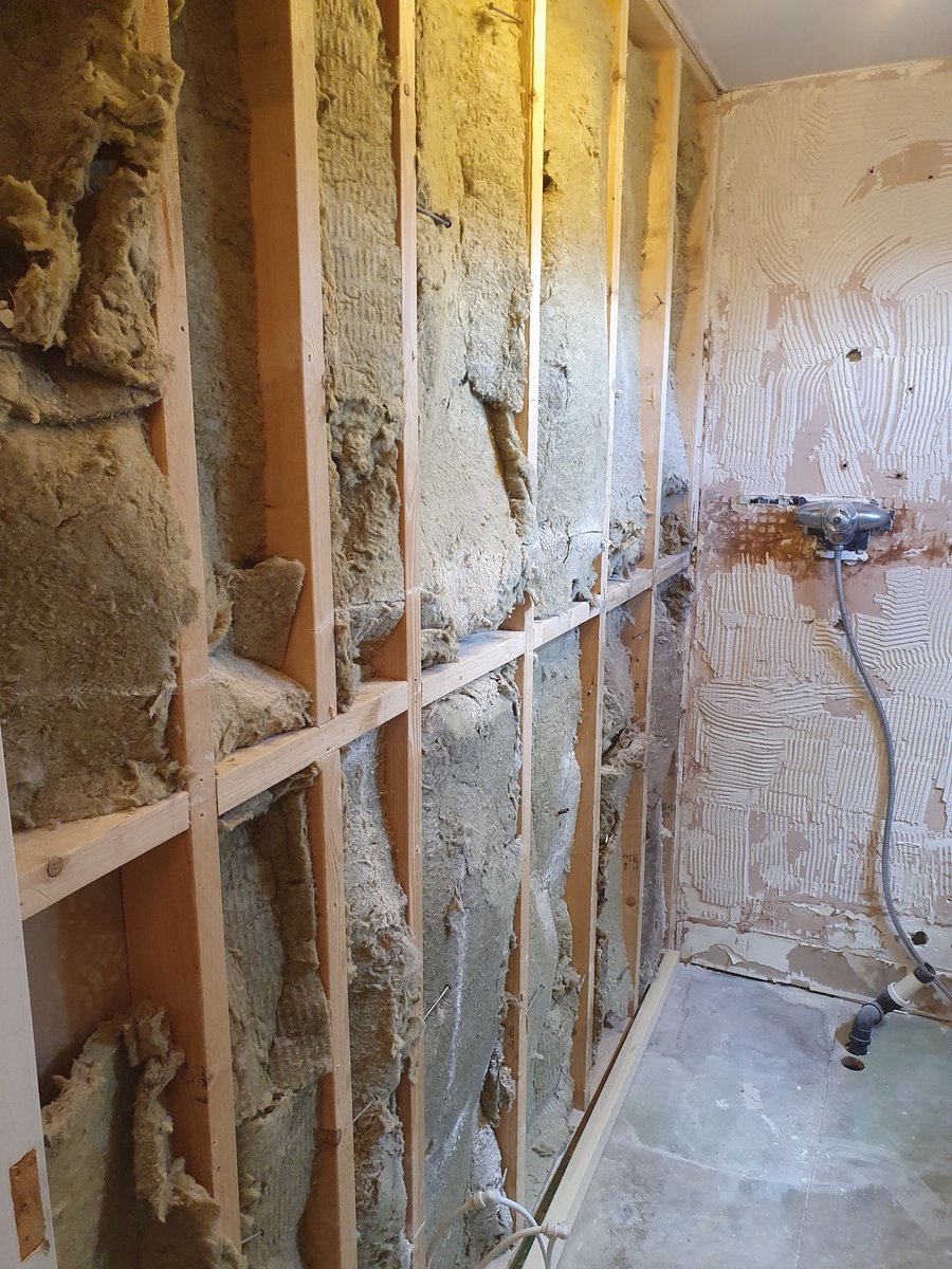 Something different from me, a complete rip out of an ensuite that was leaking behind the tiles in the walls