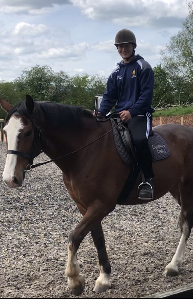 Started my next discipline for the #britishstuntregister #horseriding #stunt #Training