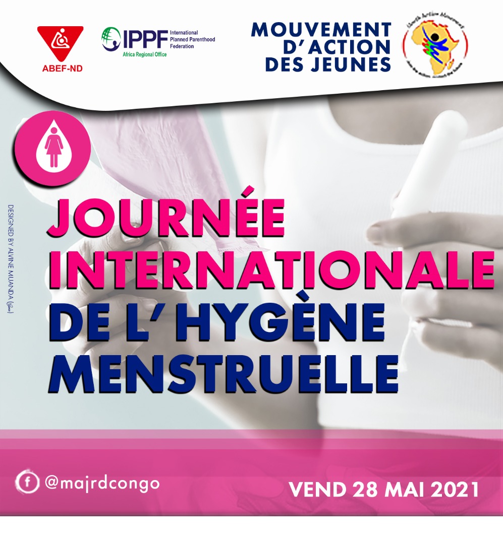 MajRDCongo's tweet image. La journée internationale de l'hygiène menstruelle, décrétée depuis 2014 vise à #briser les tabous autour des #règles et à interpeller les #décideurs afin d'améliorer les structures sanitaires dans les milieux #scolaires notamment pour accroître la #fréquentation des adolescentes