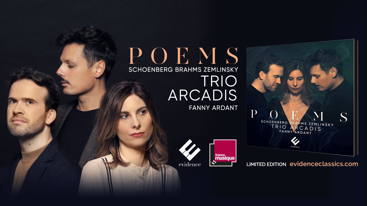 [Jour de sortie !] 🎊
#FannyArdant et le <a href="/ArcadisTrio/">Trio Arcadis</a> explorent la Vienne 1900.  

💿 Ecoutez/achetez : fanlink.to/trioarcadis
