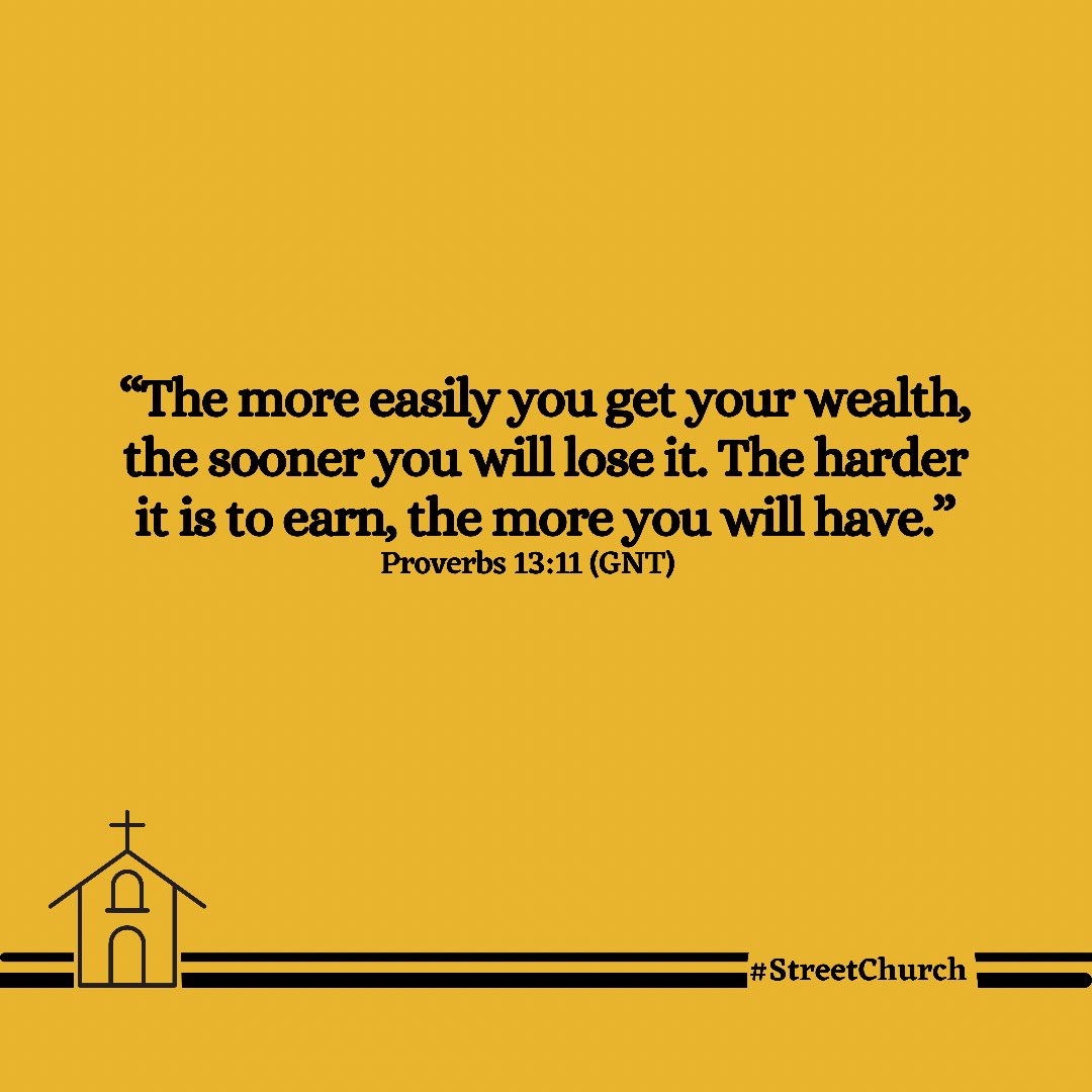 streetchurchh's tweet photo. If anybody tell you say e easy, na set up. Building wealth require tenacity, no go play yourself. https://t.co/LM4s0Pe7vI