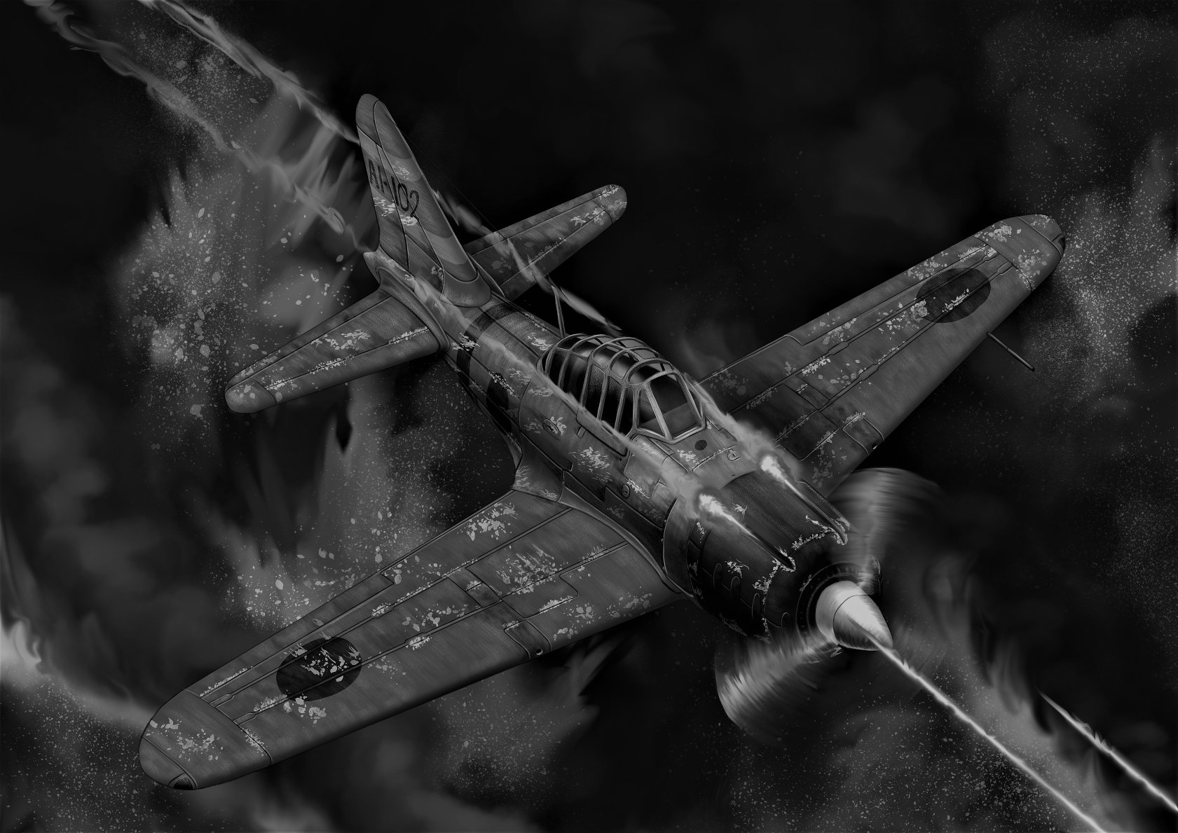 N虎 お絵描き休み中 多分 零戦も白黒にするとかっこいいかも 絵描きさんと繋がりたい イラスト好きな人と繋がりたい ミリタリー 素人航空機お絵描き 戦闘機 T Co 2upoaw98uk Twitter