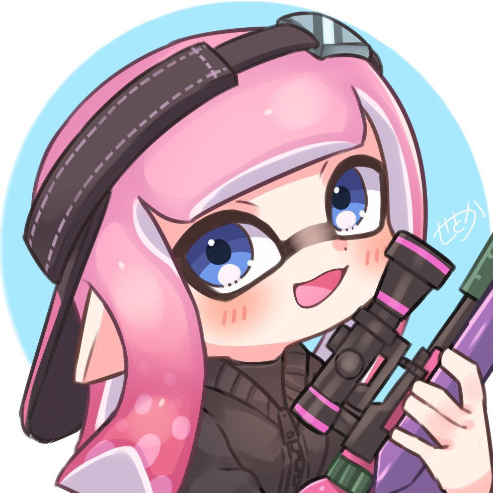 7日目 Splatoon2 せとか アイコン企画中のイラスト