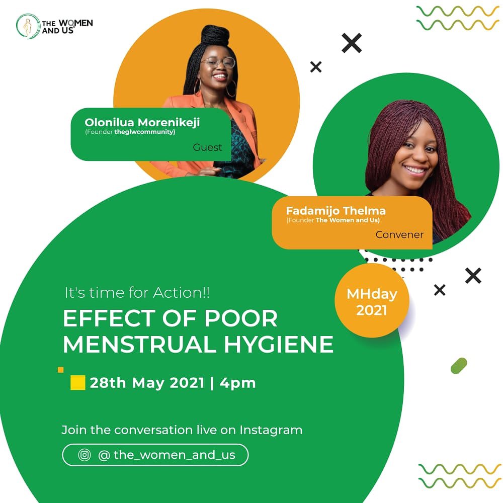 theglwcommunity's tweet photo. We are glad to be a part of this conversation as we lend out our voice to #EndPeriodPoverty in Nigeria.
Today by 4pm ,Live on IG
@UNFPA https://t.co/Z4W2xcP6nk