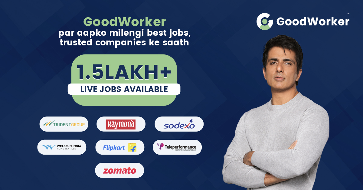 _GoodWorker's tweet photo. #GoodWorker पर आपको मिलेंगी best #jobs trusted companies के साथ। अगर आप भी job की तलाश में हैं तो आज ही हमारे Twitter page को फॉलो करें और साथ ही हमारे नंबर- 1800121664422 पर फ्री में call करें।

#GoodWorkerIndia #WorkersFirst #AbIndiaBanegaKaamyaab https://t.co/4SGpdBoSHx