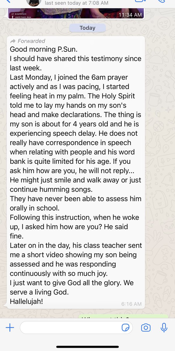 I am led to share this testimony, to encourage someone. We serve a living God. For everyone who’s child is experiencing anything similar, the healing anointing rest now. In Jesus name.