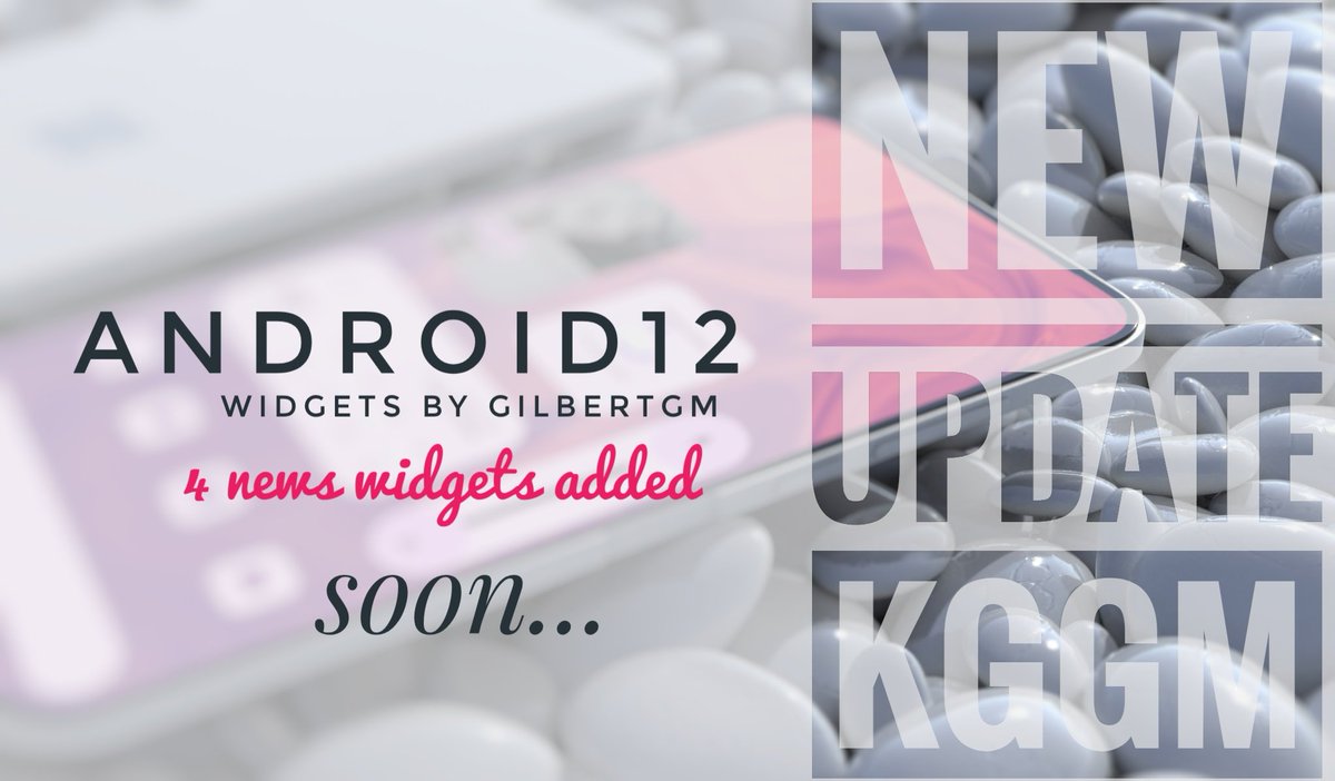 GilbertoGM4's tweet photo. New Update for the next week
#kggm #Android12 widgets
remember that you can buy for only 2 dollars via paypal
❤️&🔄 Help me much 🙏 https://t.co/iikRn1c83U