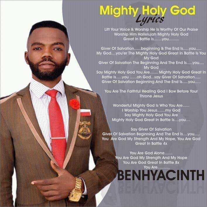BenHyacinth2's tweet photo. this my song title mighty holy God have really turn things around in my life, so many testimony keep coming https://t.co/GC0KTFAAFI