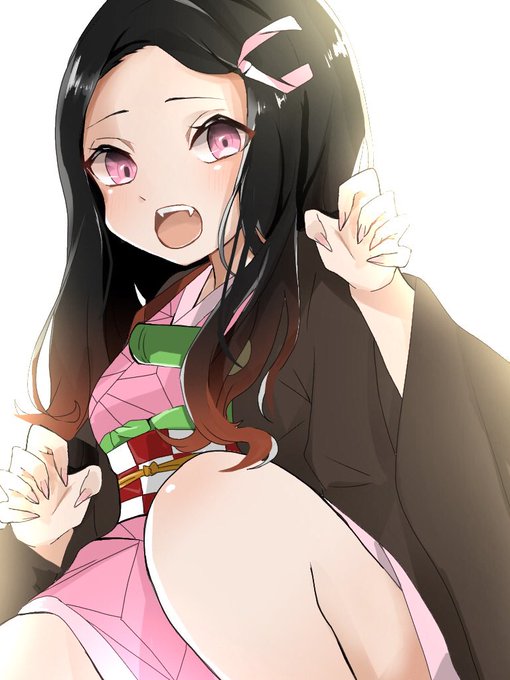 世界一の可愛いカムイくんさんがTwitterに投稿した竈門禰豆子(鬼滅の刃)のイラスト。