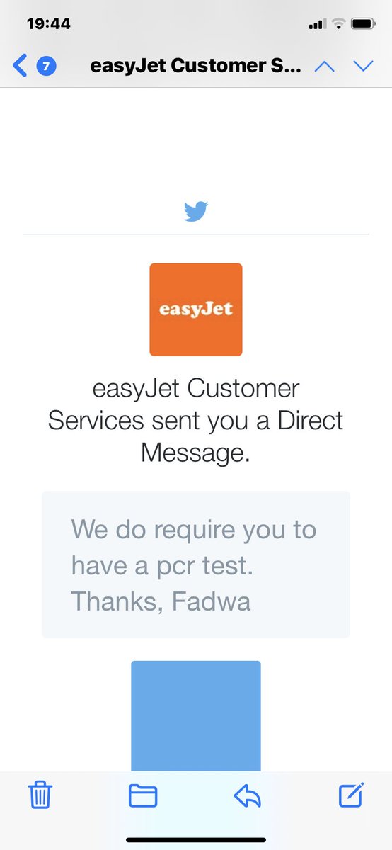 dombo13's tweet photo. @easyjet do require a negative PCR test for boarding come what may.  Useful to know when many destination countries accept vaccination certificates. Not sure why it’s not clearly stated on their website? https://t.co/6bViD6yYY3