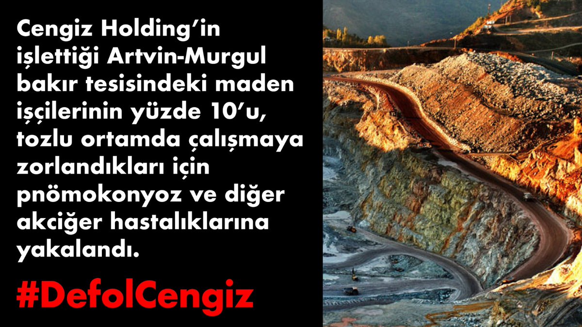 Geleceğimizi bizden parça parça koparan, gittiği her yere yıkımı, talanı ve sömürüyü götüren bu açgözlülüğe karşı bir arada durma ve sesimizi yükseltme zamanı artık.

Sen kaybedeceksin, yaşam kazanacak!
#DefolCengiz