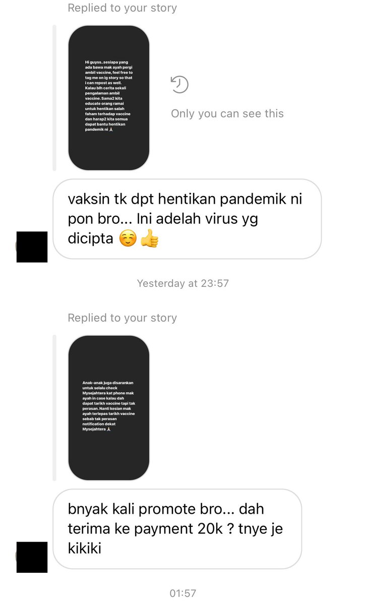 khairulaming's tweet photo. ni baru satu dm. ada banyak lagi yg kena fight setiap hari. takpela yang penting dia dh seen message. nak educate orang ramai ni tak mudah. yang muda pun tolonglah stop sebar benda palsu and mengarut ni. kesian kat pakcik makcik yg jadi mangsa https://t.co/p9anVFLACz