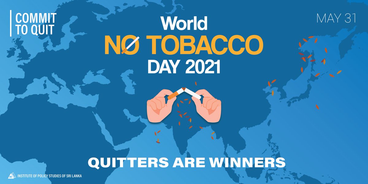 TalkEcon_IPS's tweet photo. 🔊New blog by @ChathurgaK written ahead of #WorldNoTobaccoDay2021 advocates strengthening existing Tobacco Free Zones &amp; creating new ones as a long-term policy measure to promote smoking cessation. 

https://t.co/Y9zkgAspWA 

#WNTD2021 #NoTobaccoDay #CommitToQuit https://t.co/GD8B8BA2en