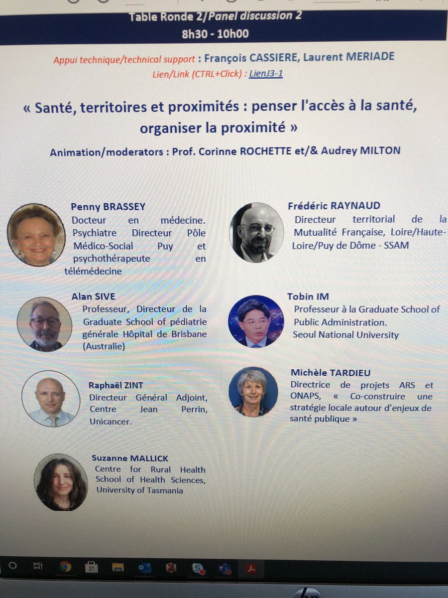 AIRMAP_'s tweet photo. #ColloqueAirmap
Dernière journée du colloque AIRMAP « Proximités et territoires aux défis du management public » avec la table-ronde « Santé, territoires et proximités : penser l’accès à la santé, organiser la proximité » #clermontfd https://t.co/sAZEZkp0Wi