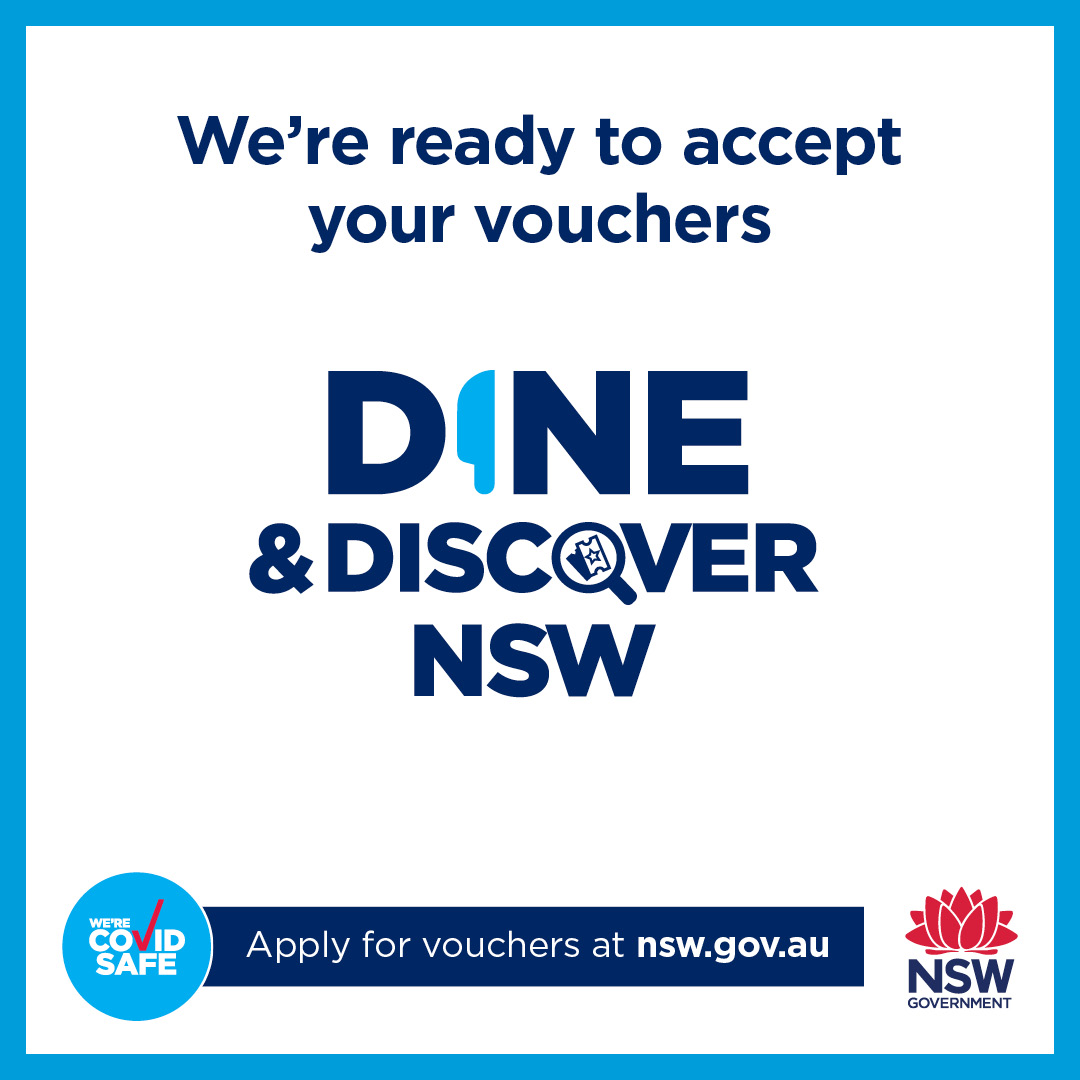Dine &amp; Discover vouchers can now be used at the food outlets in the Airport. You can use your voucher when dining in (no takeaway food) and they cannot be used for alcohol. Vouchers expire 30 June. 

Check out our Eat, Drink and Shop options here: newcastleairport.com.au/at-the-airport…