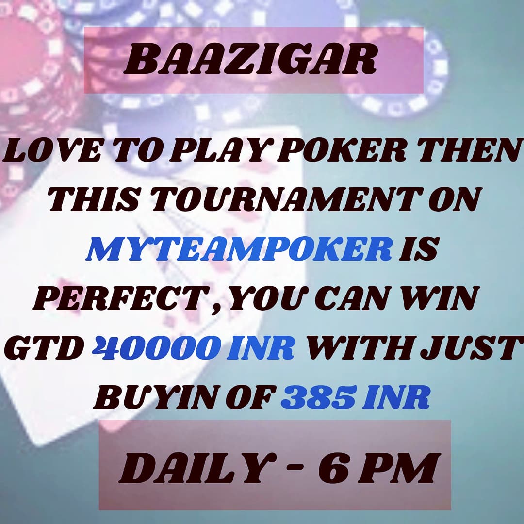 pokerking1202's tweet photo. ***Tournament alert****
.
One of the best poker tournament in the world click here to play
.https://t.co/TvmIREohPN
.
#poker #pokerindia #pokeronline #onlinegames #srk #salman #radhe #krk #createscenery #like4likes #liker #likephoto #trending #explorelombok https://t.co/kKzeOsyFAU