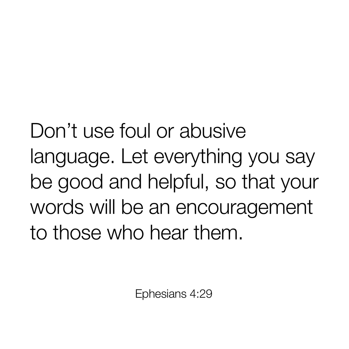 Ephesians 4:29