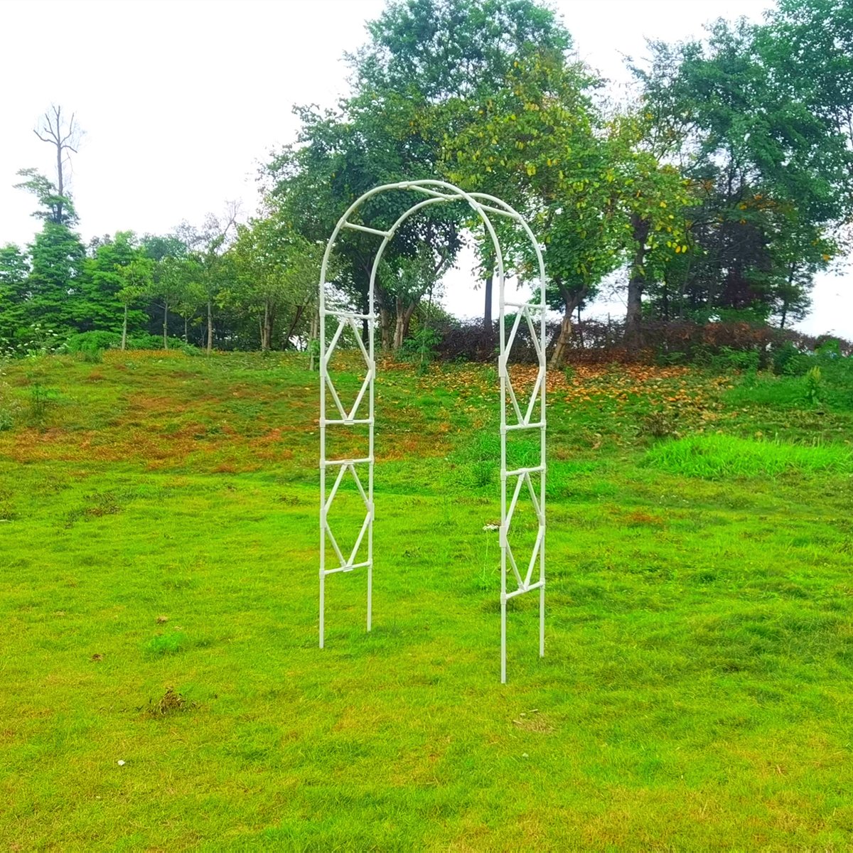Outour1983's tweet photo. Our newest arch-it is plastic-coated, so it is rust-proof and easy to assemble, most important, it is so beautiful.☺️☺️#garden #arch #trellis https://t.co/QtwYi8mVzG