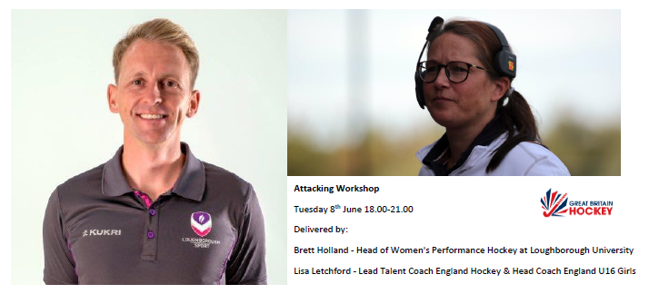 1 week until our our Attacking Workshop with this dream team!
<a href="/Hockey_Brett/">Brett Holland</a>
<a href="/Lisa_Letchford/">Lisa Letchford</a>

What does “Good look like” linked to theme of Attacking?

Do you want ideas for great sessions to develop creative attacking play in players?

📅8 June
⏱️6-9pm
➡️tinyurl.com/y5avhpzq