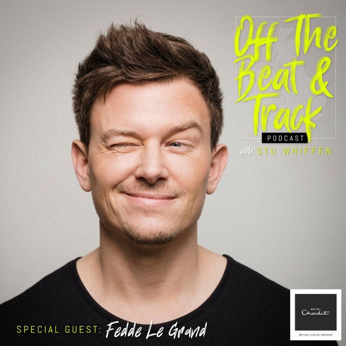 Picking the playlist &amp; talking all things music on today's <a href="/beatandtrackpod/">offthebeatandtrack</a> is <a href="/feddelegrand/">Fedde Le Grand</a> 

I had a lovely natter with him about , growing up, bands, school and so much more

Listen aca.st/260d32

In partnership with @hotelchocolat 
#feddelegrand #dj #producer