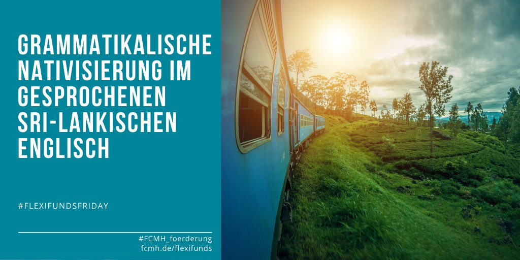 Forschungscampus Mittelhessen (@_fcmh) on Twitter photo Im Rahmen des durch die Flexi Funds geförderten Projekts analysieren Forschende mithilfe von transkribierten Audioaufnahmen die Grammatik des sri-lankischen Englisch. Beteiligt sind <a href="/Uni_MR/">Philipps-Universität</a> mit Prof. Dr. Sandra Götz-Lehmann & <a href="/jlugiessen/">Universität Gießen</a> mit Dr. Tobias Bernaisch #FlexiFundsFriday Im Rahmen des durch die Flexi Funds geförderten Projekts analysieren Forschende mithilfe von transkribierten Audioaufnahmen die Grammatik des sri-lankischen Englisch. Beteiligt sind <a href="/Uni_MR/">Philipps-Universität</a> mit Prof. Dr. Sandra Götz-Lehmann & <a href="/jlugiessen/">Universität Gießen</a> mit Dr. Tobias Bernaisch #FlexiFundsFriday