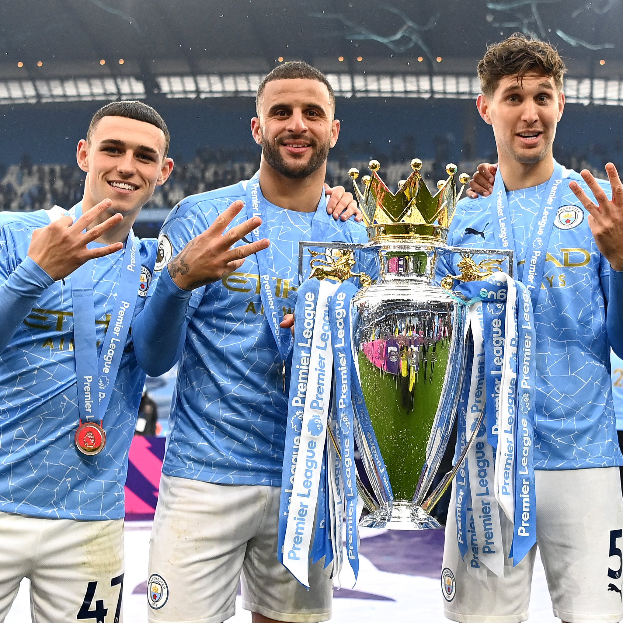 Happy birthday to Phil Foden, John Stones AND Kyle Walker!  Big party on Saturday night? 