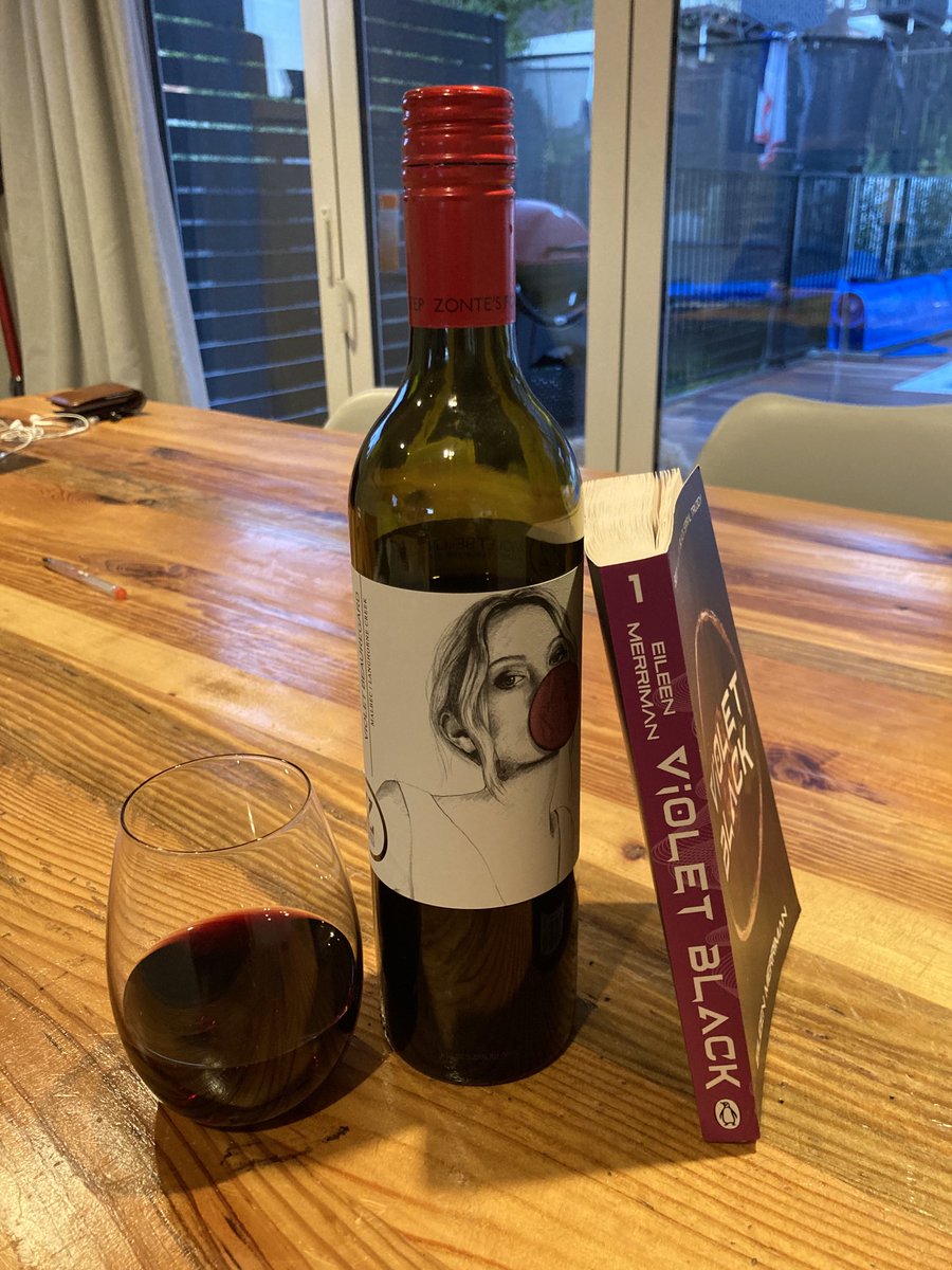 MerrimanEileen's tweet photo. Toasting a good week for Violet Black - #4 on NZ children/YA bestseller list and two proofs off to the printers today - the next in the trilogy and my next adult novel #BlackSpiralTrilogy #DoubleHelix https://t.co/9vya4fHu3v