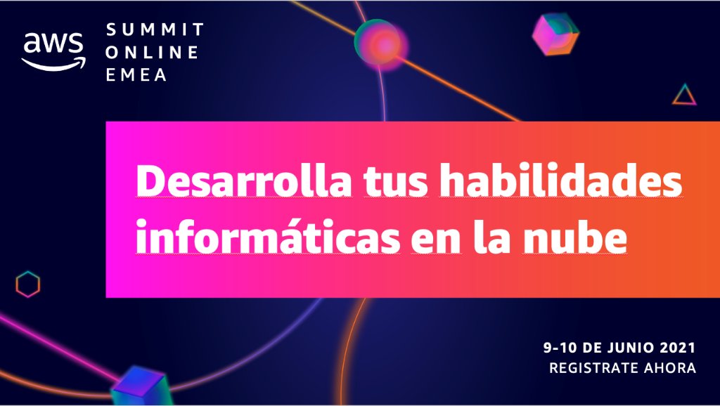 awscloud_es's tweet photo. Sigue la retransmisión desde la comodidad de tu sofá. 💻 Nuestro evento #AWSSummit Online 100 % virtual y 100 % gratuito se celebrará del 9 al 10 de junio. No pierdas tu plaza: https://t.co/TXAoDi8j7l https://t.co/EVEX6tFuyW
