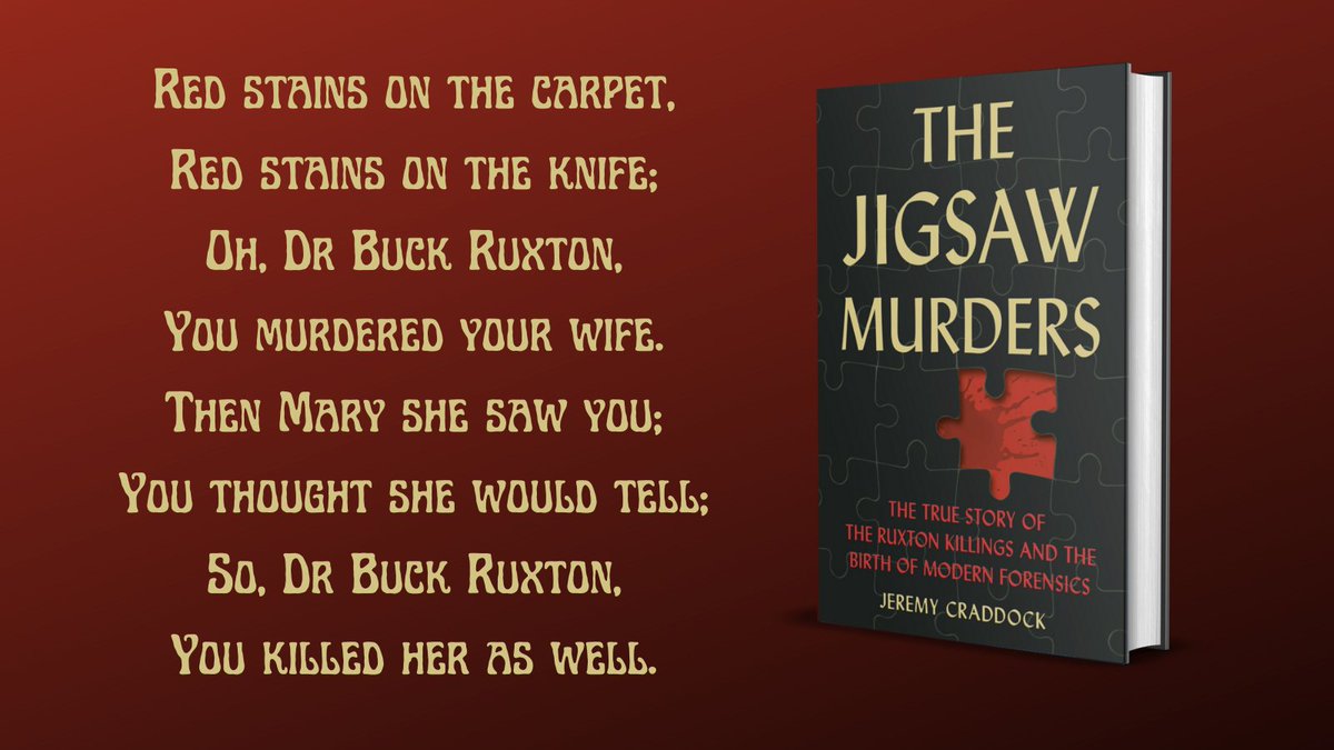 JezCraddock's tweet photo. ** The #JigsawMurders -- published today **
The true story of the shocking 1930s murder case, and the revolutionary investigation that changed forensics forever.
@TheHistoryPress @HardmanSwainson @JoannaSwainson
https://t.co/5huedDMsaF https://t.co/baWfu58kOG