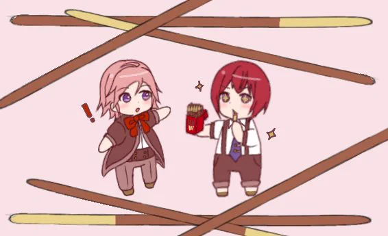 これは待ち時間に描いたミニつかこは 