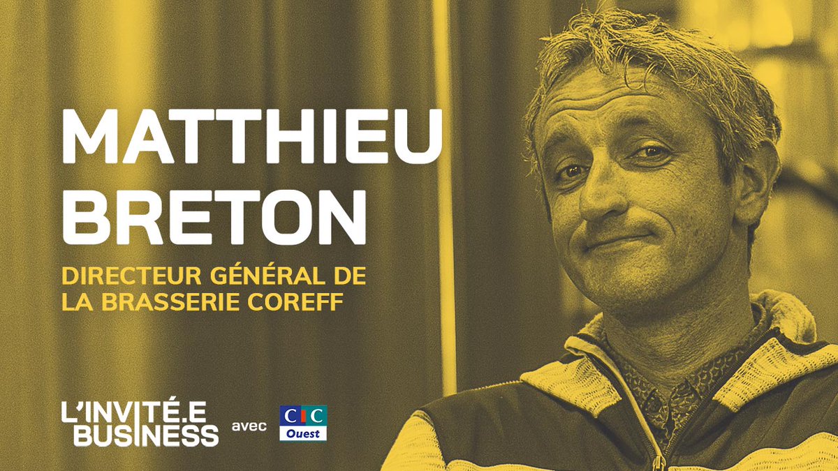 agence_api's tweet photo. [#InviteBusiness] 🎬 Matthieu Breton, Directeur Général de la Brasserie Coreff, est L'Invité Business de la semaine 🎬 
Retrouvez l’intégrale de l’émission sur le site !
https://t.co/fc8i0rfyNH
#innovation #business #entreprenariat #Management https://t.co/oqTIUmKRWY