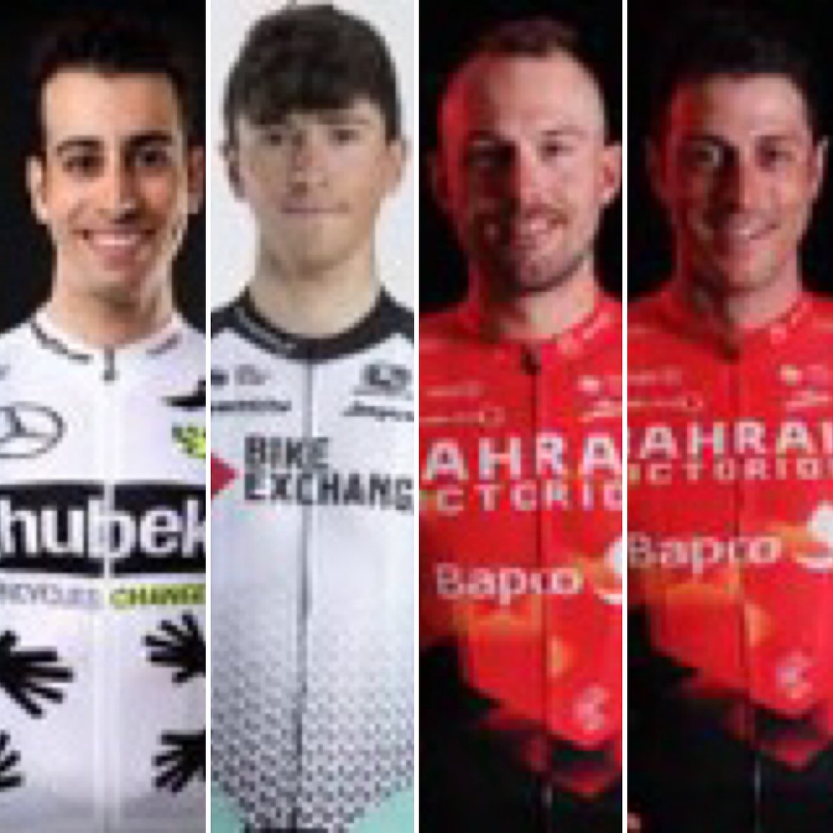 biciPRO1's tweet photo. @dauphine (30 maggio - 6 giugno) solo quattro italiani 🇮🇹al via: @FabioAru1, #KevinColleoni, @sonnycolbrelli ed @eroscapecchi https://t.co/D1QJ1mBHmn